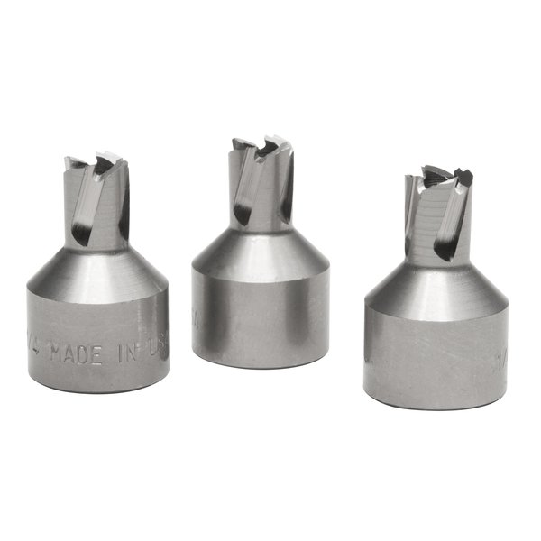 Hougen 1/4 in. RotaCut Hole Cutter, 3 pack 11100C